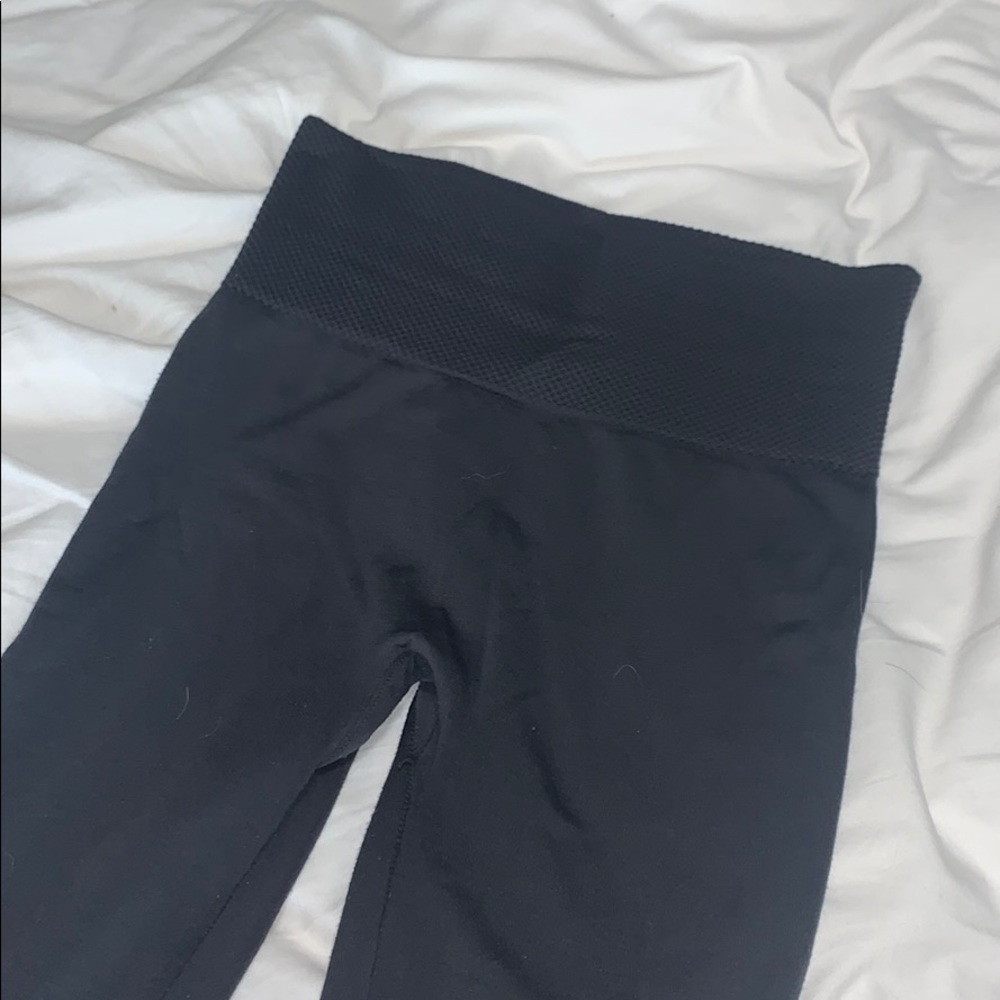 Gray leggings